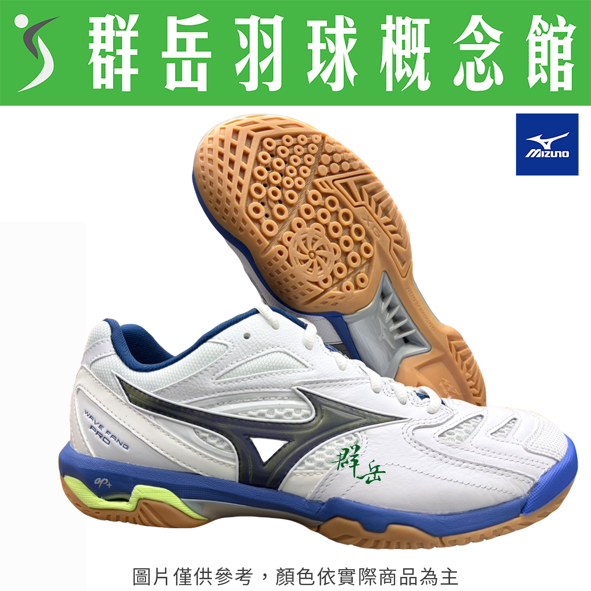 MIZUNO美津濃【WAVE FANG PRO】71GA210091 羽球鞋 男款《台中群岳羽球概念館》